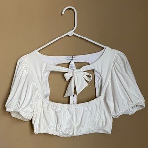 Brand New with tag White We Wore What Lily Top - Medium